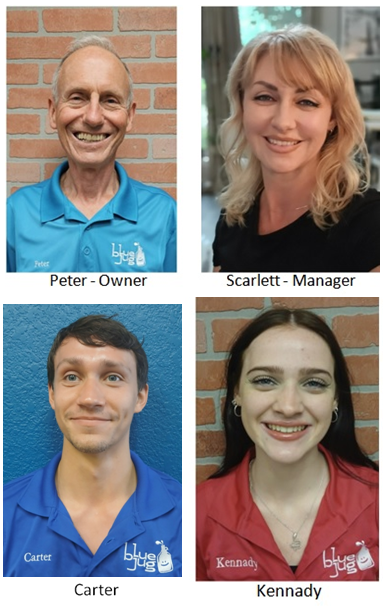 Blue Jug Waco team and founder Peter Kirby, providing Alkaline Water in Waco.